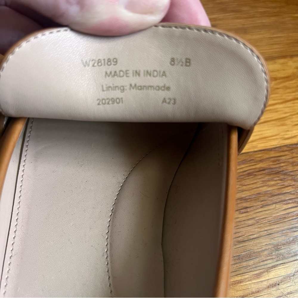 Cole Haan Stassi Pecan Leather Penny Loafers Sz 8.5 M - Picture 6 of 7